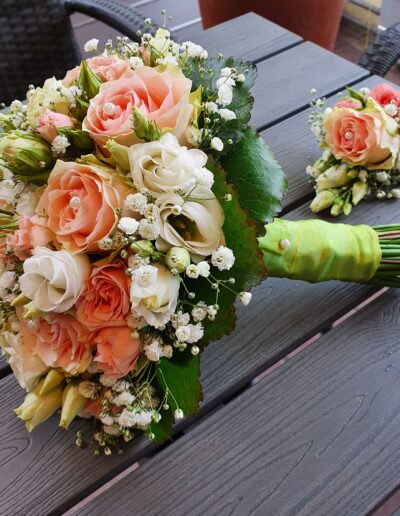 Hochzeitfloristik aus der Gärtnerei Rühe in Mirow