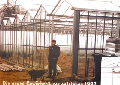 Neues Gewächshaus 1997 – Gärtnerei Rühe in Mirow