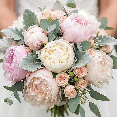 Hochzeitfloristik aus der Gärtnerei Rühe in Mirow